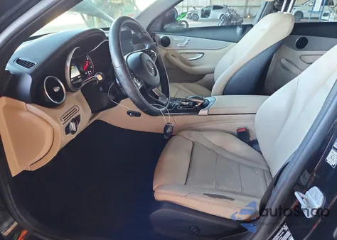 2015 Mercedes-Benz C 300 from USA, damaged, VIN 55SWF4JB7FU077912